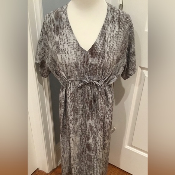 SILK SNAKESKIN ACROBAT DRESS. NWT! SZ XS - Picture 5 of 8
